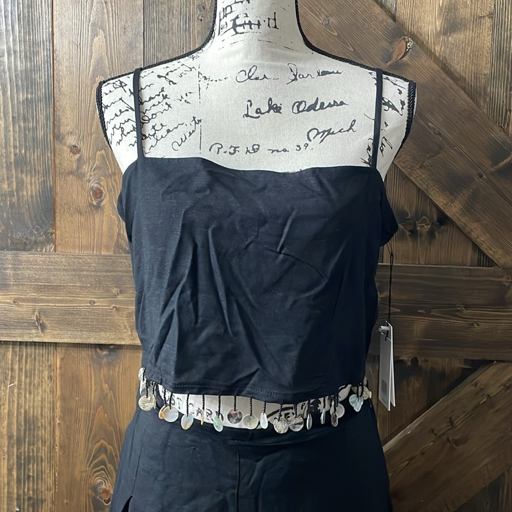 JASON WU 2 PC Crop Top & Wide Leg Pants - Picture 5 of 13